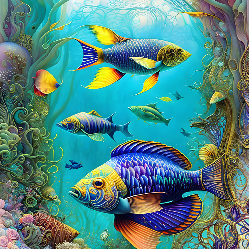 artistic fishes