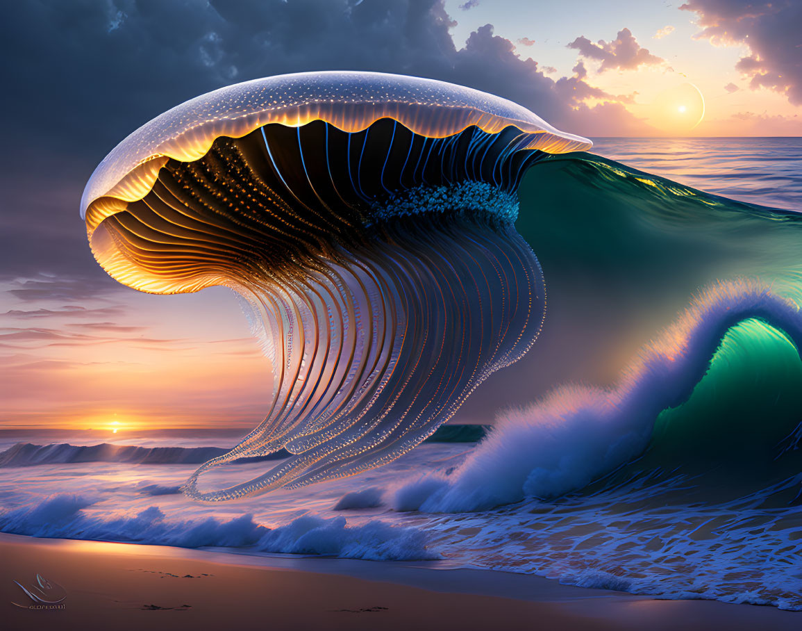 the jelly fish wave