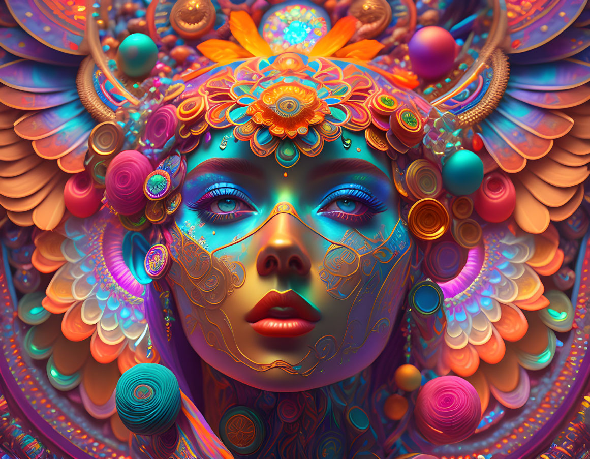colorful hallucination