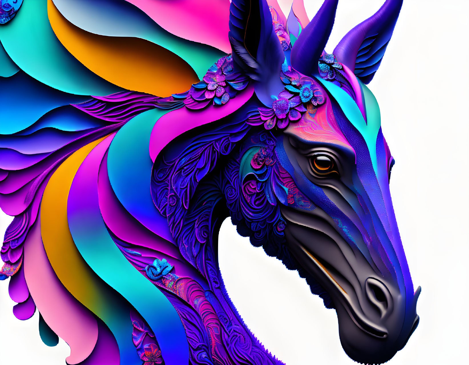 the horse of many colors