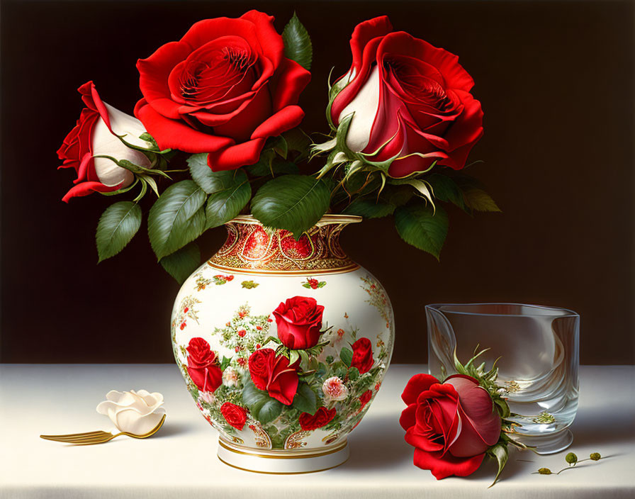 Still LIfe with Roses