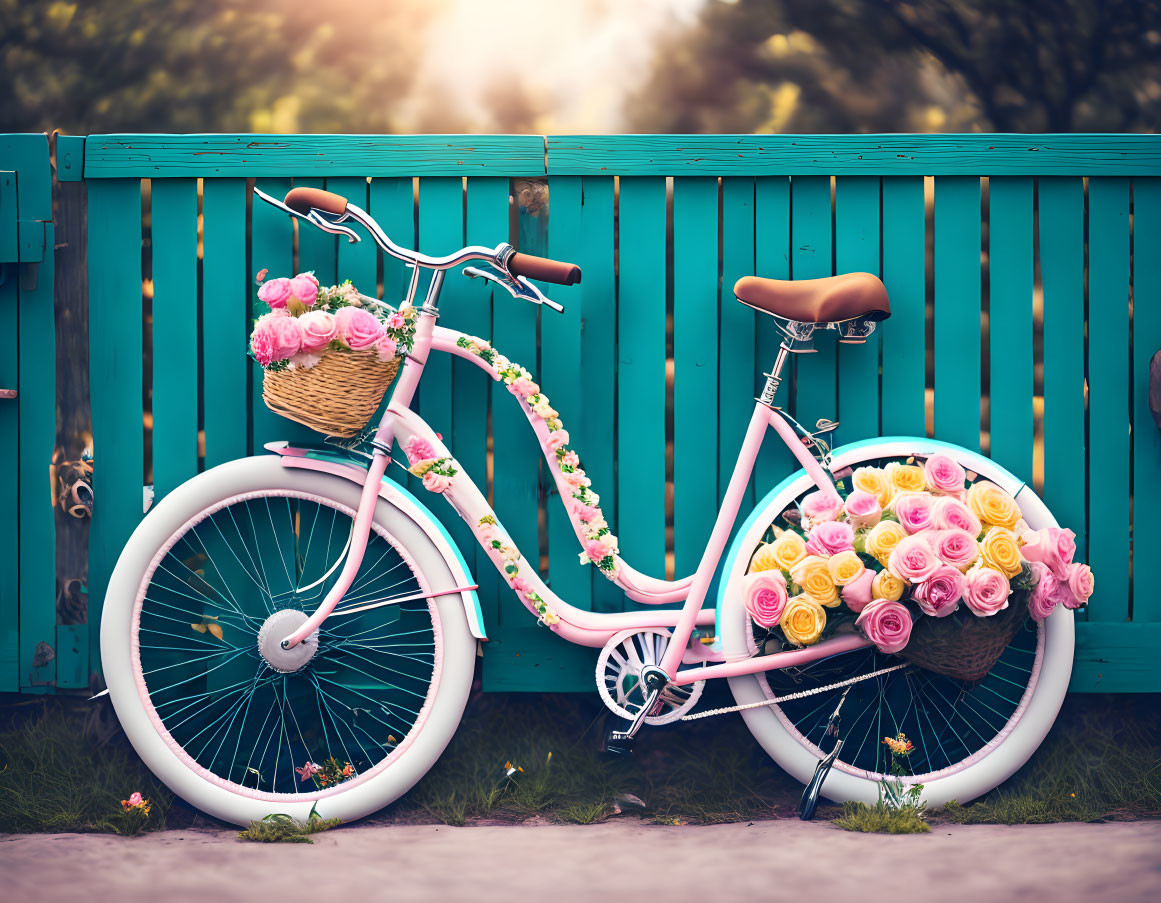 Roses on a Bike