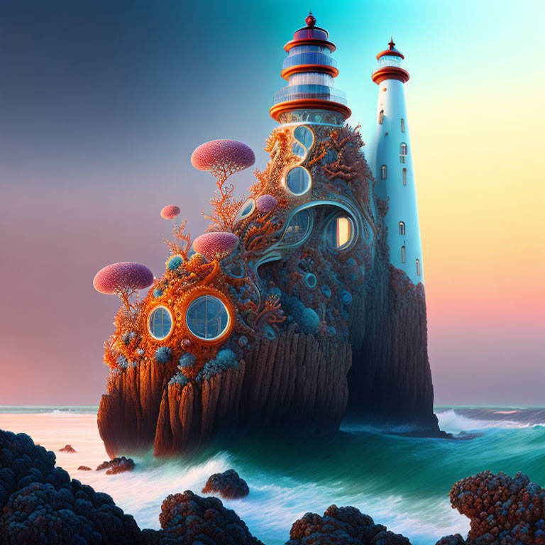 Architecture _ Biomorphic Lighthouse - 05
