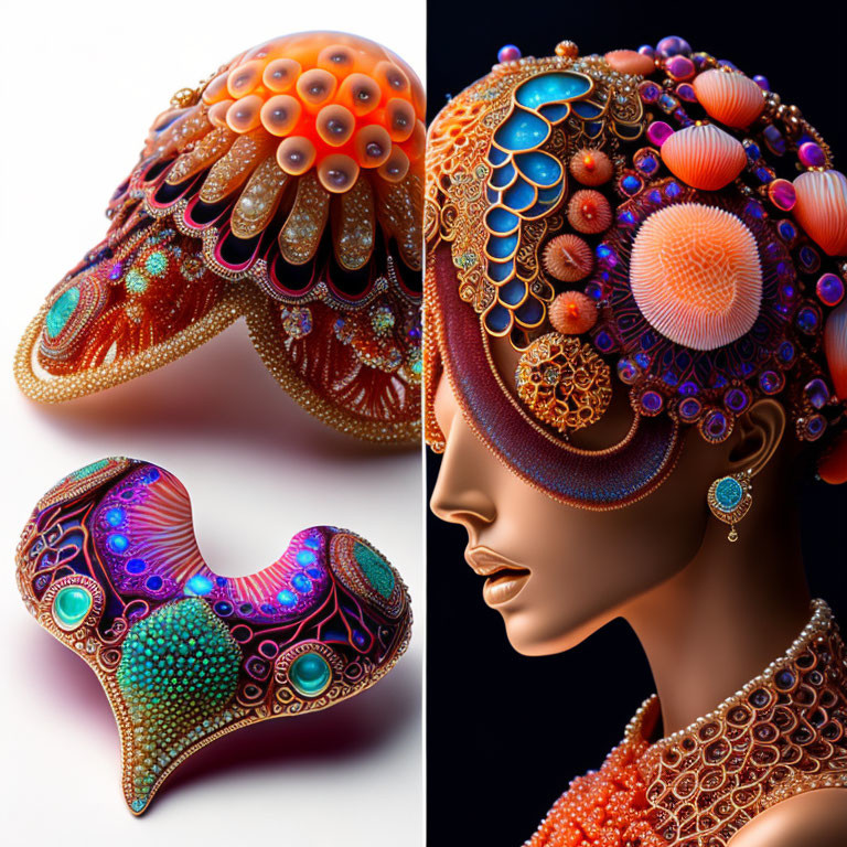 Biomorphic jewelery _ Coral - 03