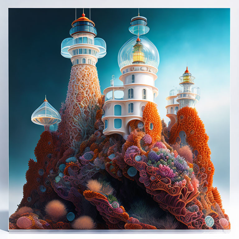 Architecture _ Biomorphic Lighthouse - 02