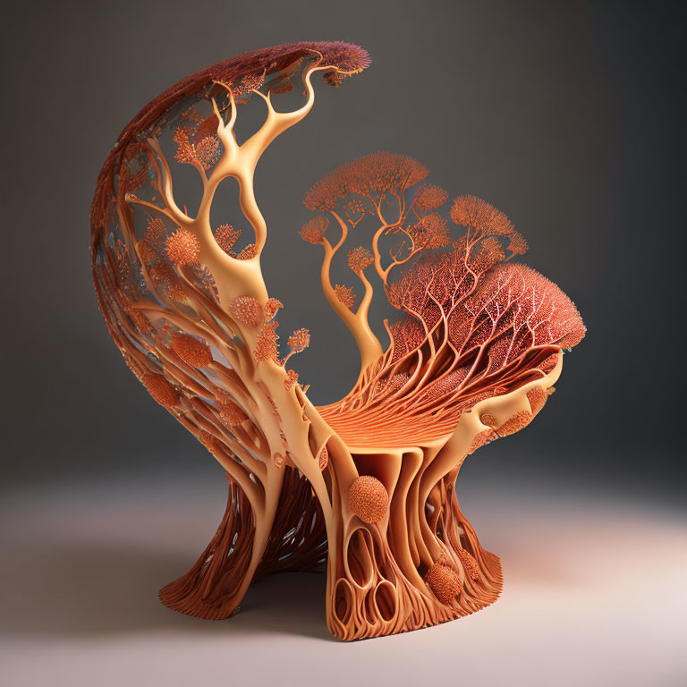 Biomorphic furniture _ Coral Chair - 09