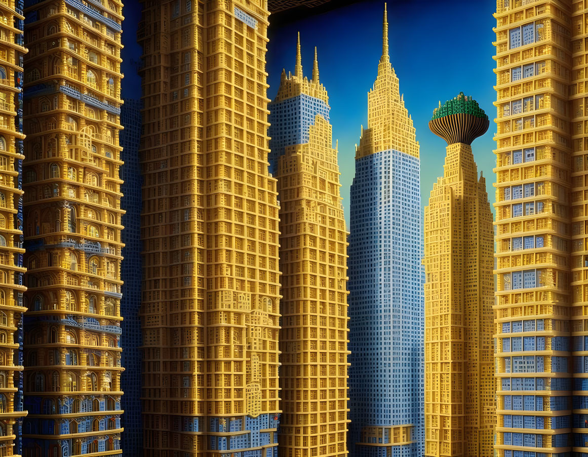 Lego cityscape