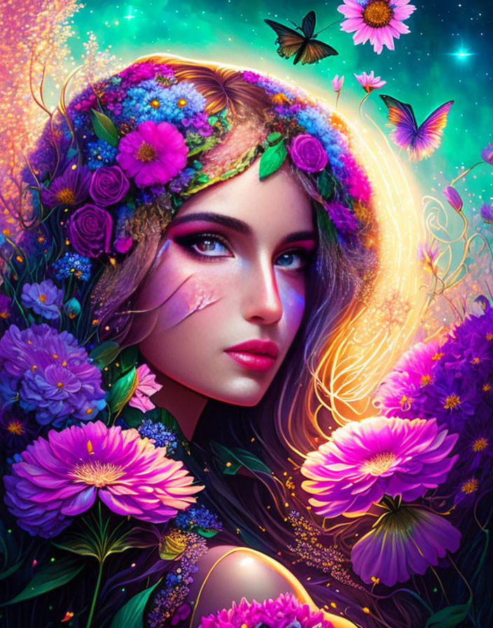 Sorceress of flowers