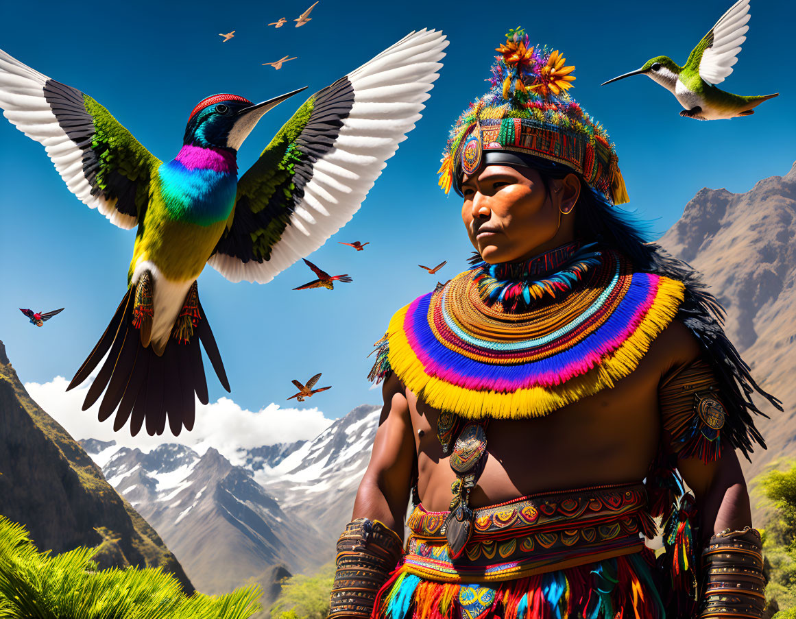 Peruvian Inka Warrior