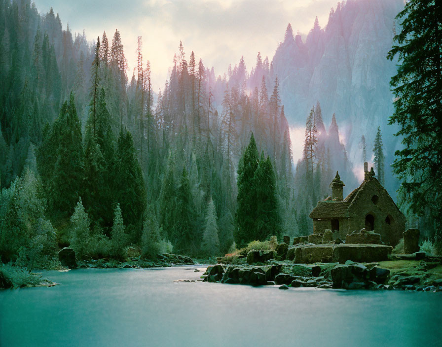 Beautiful fantasy secret hideout