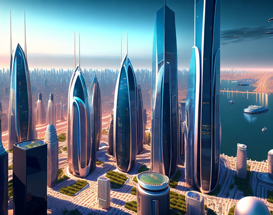 Futuristic city 