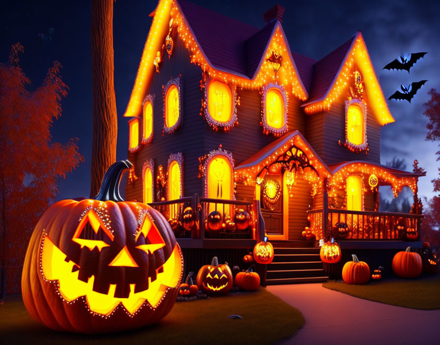 Halloween house 