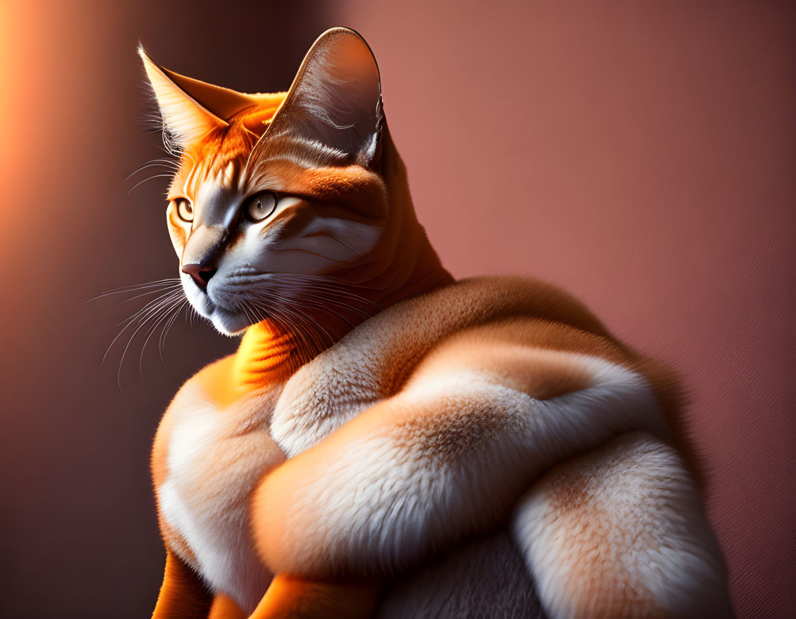 absolutely buffed cat 