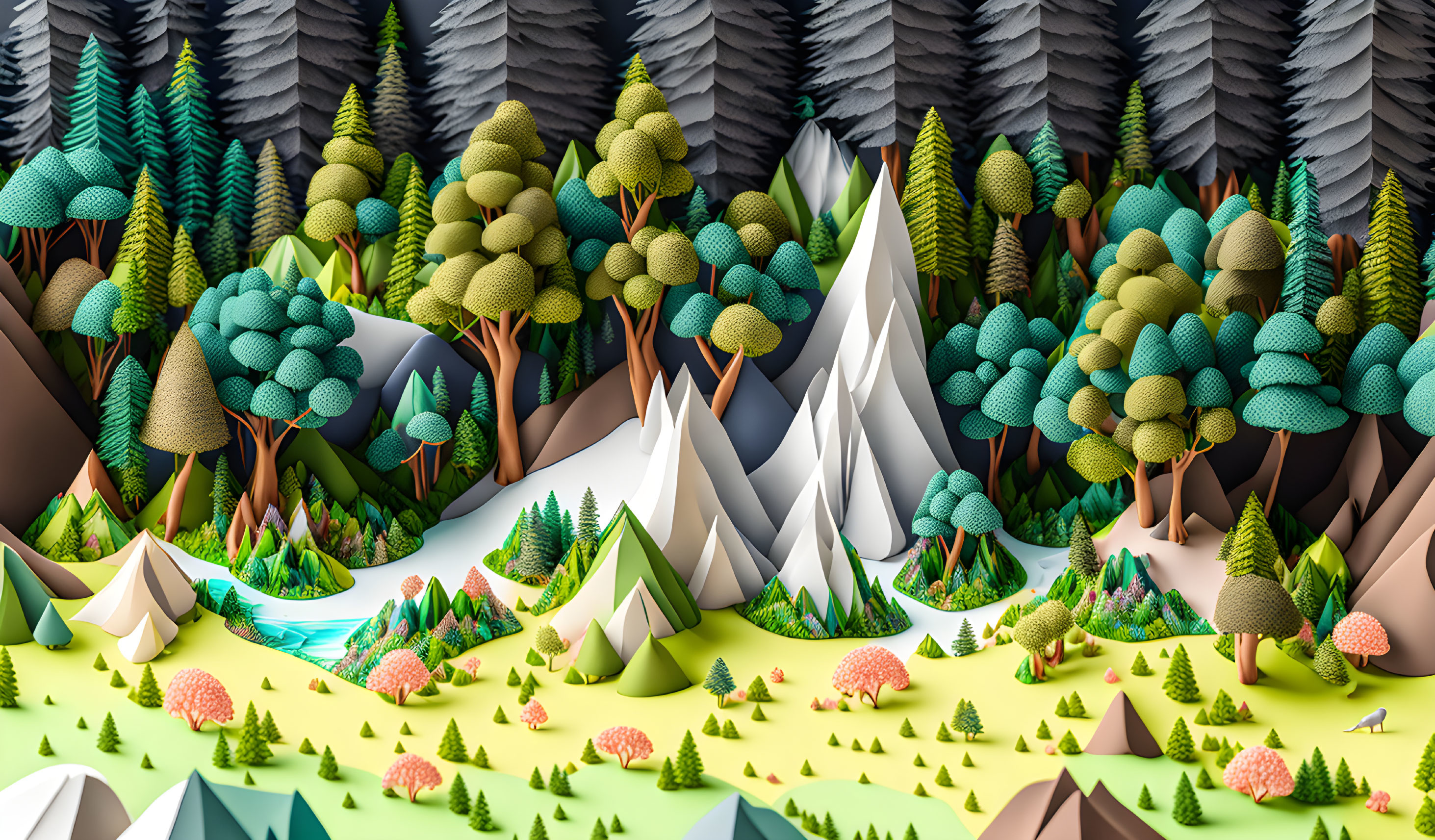 3-D Forest 