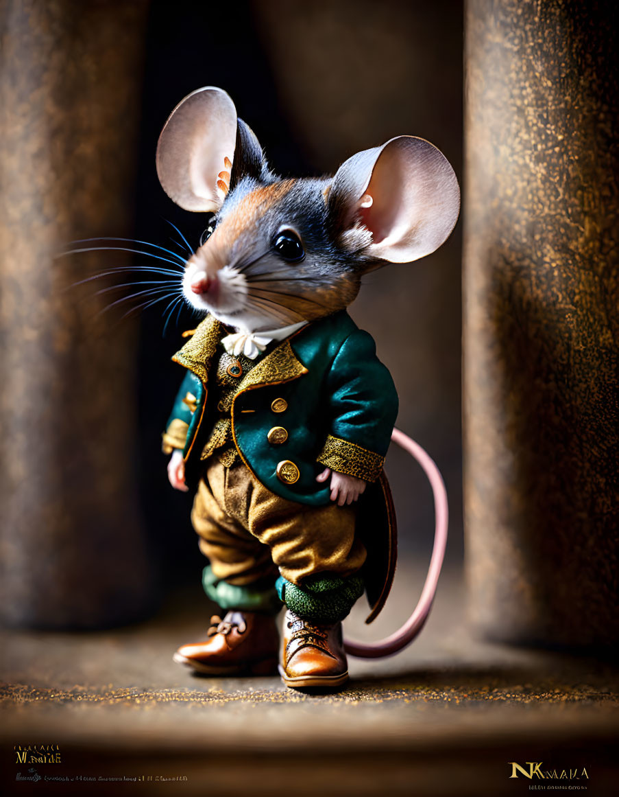 Stuart Little Dressed For a Night Out