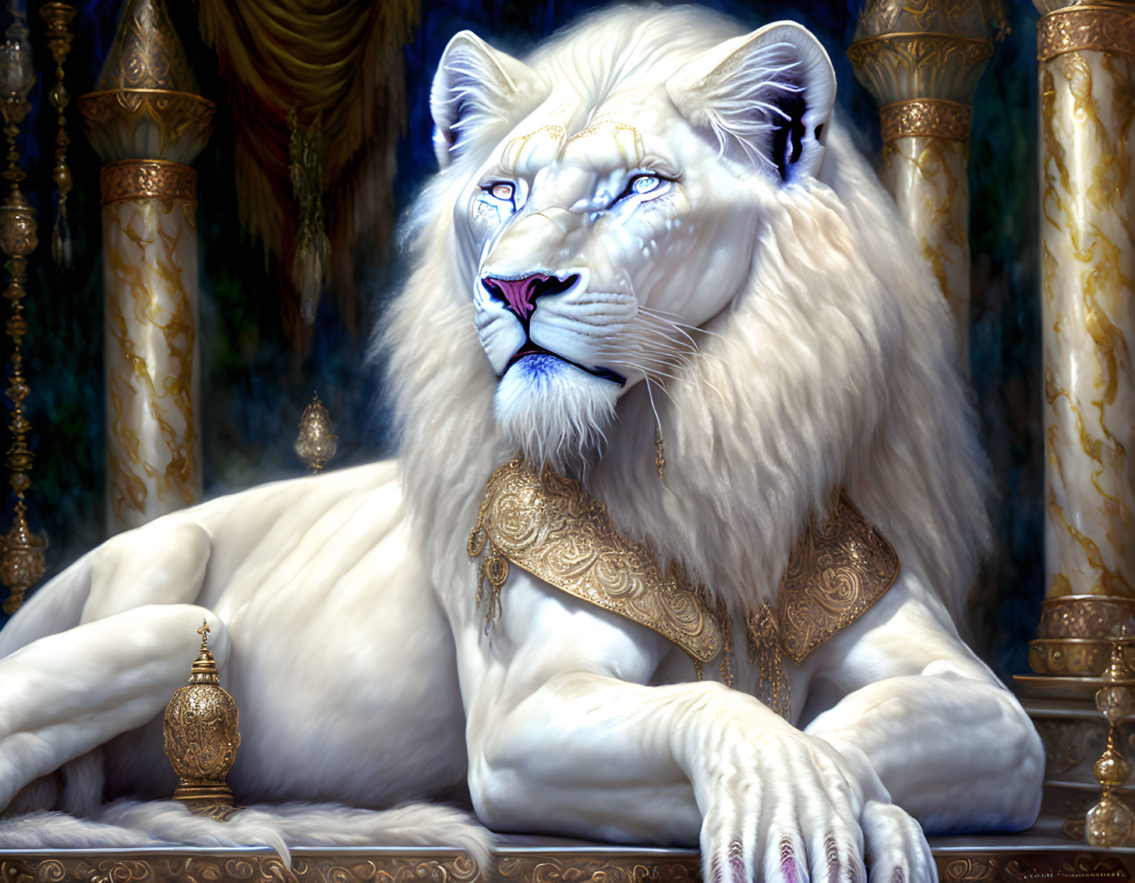 Snow lion king