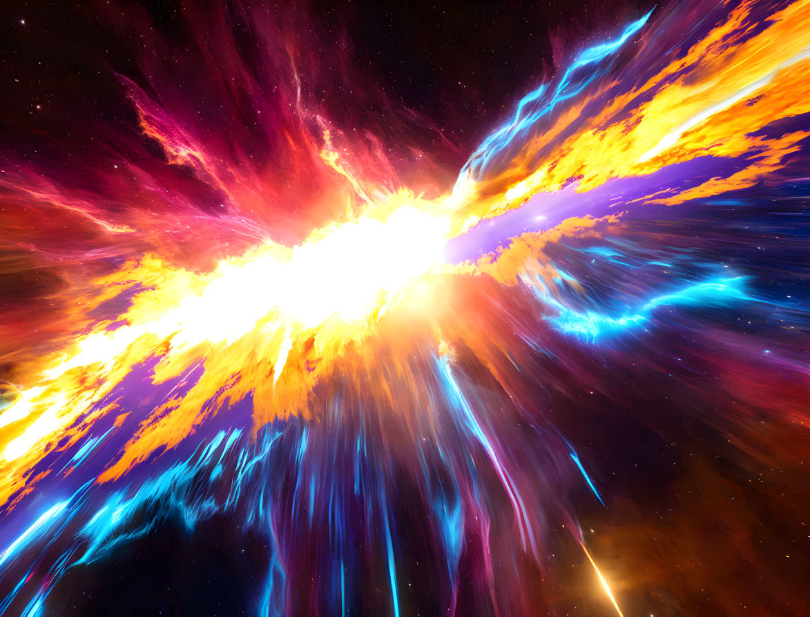 Electric supernova explosion