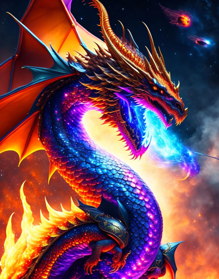 Space/fire dragon