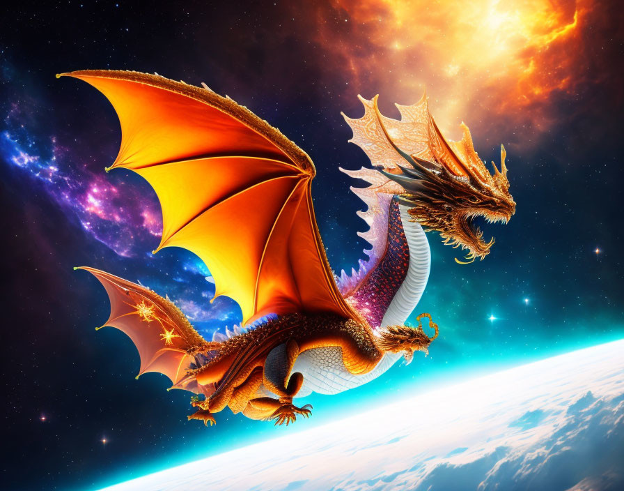 Dragon in Space