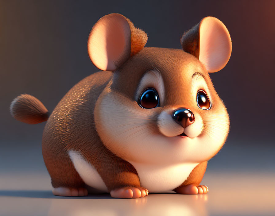 cute fat chunky mouse