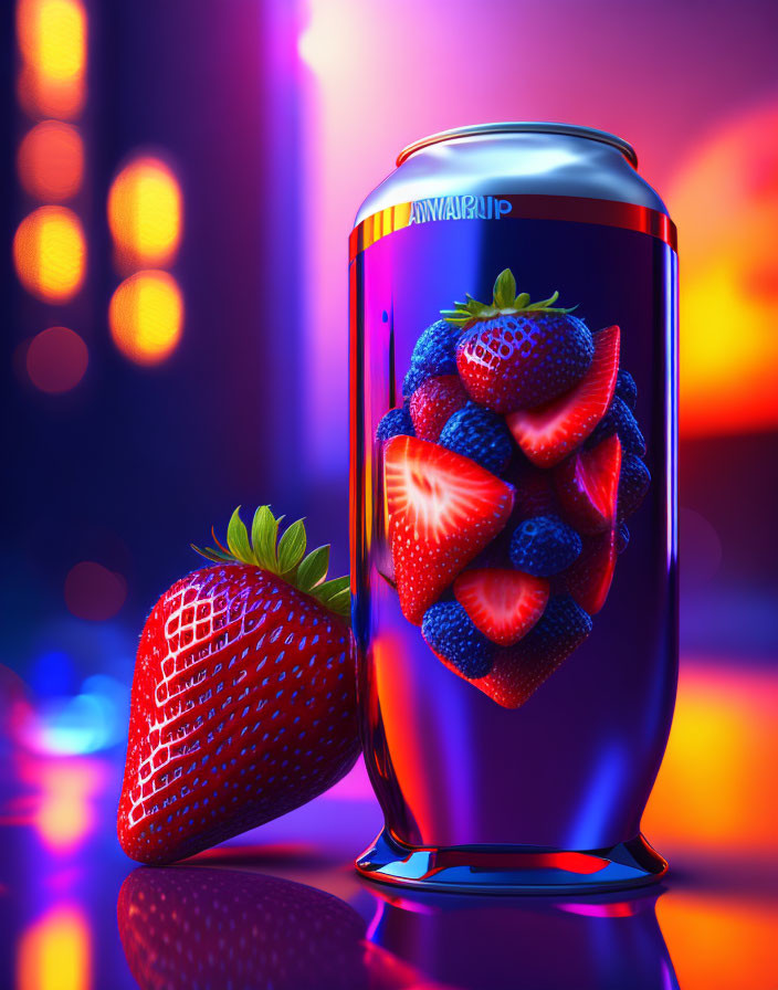 Strawberry Pepsi 2055 Edition