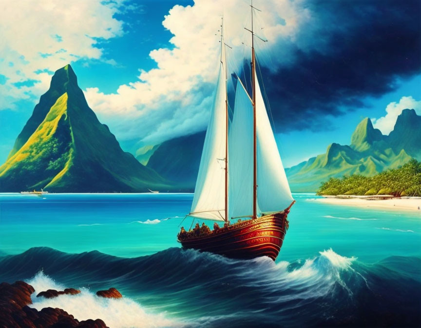 Sailing to Tahiti