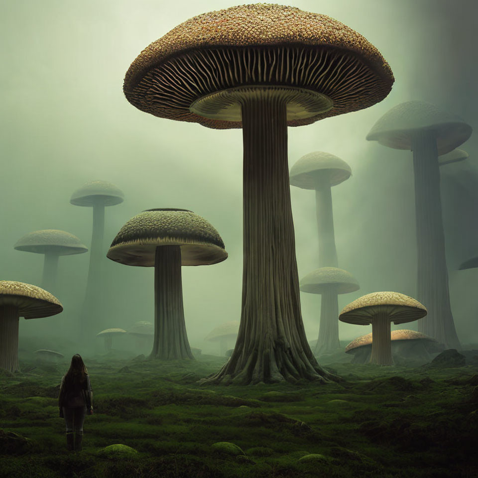 Giant Terraforming Mushrooms.