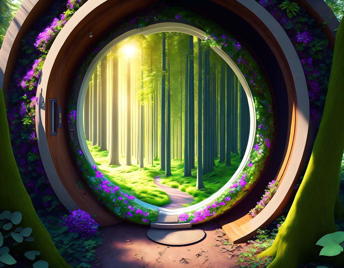 Magical Circle Nature Door