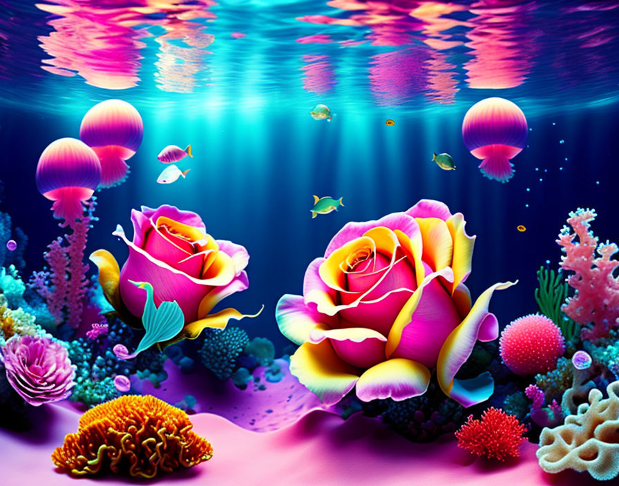 Roses UNDER THE SEA (Under The Sea)