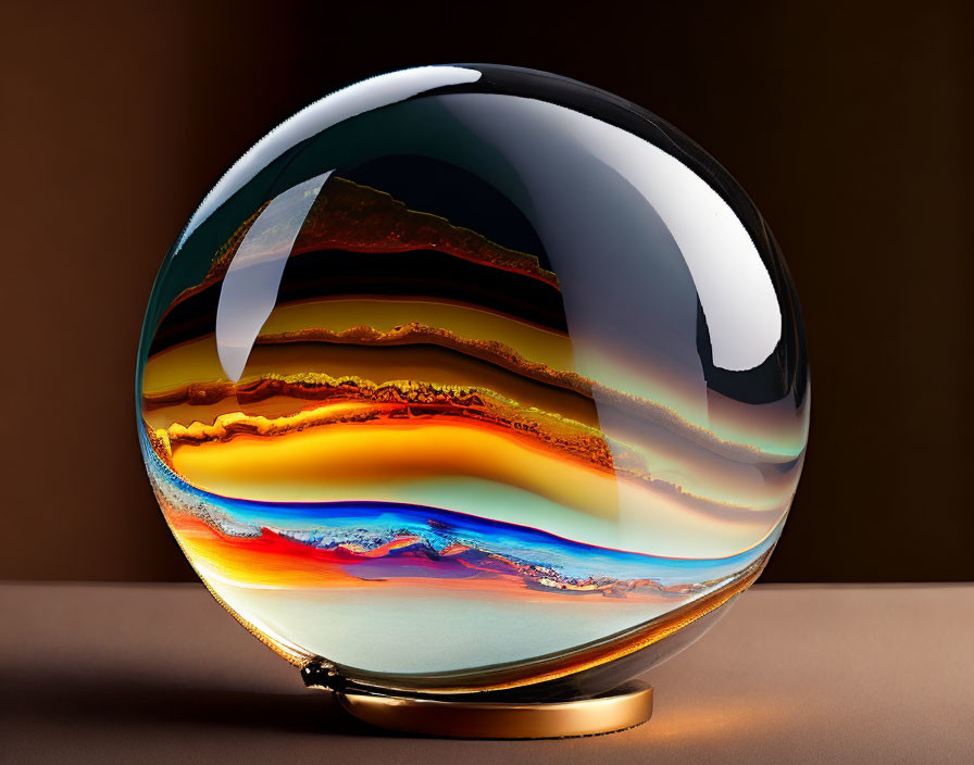  in glass globe