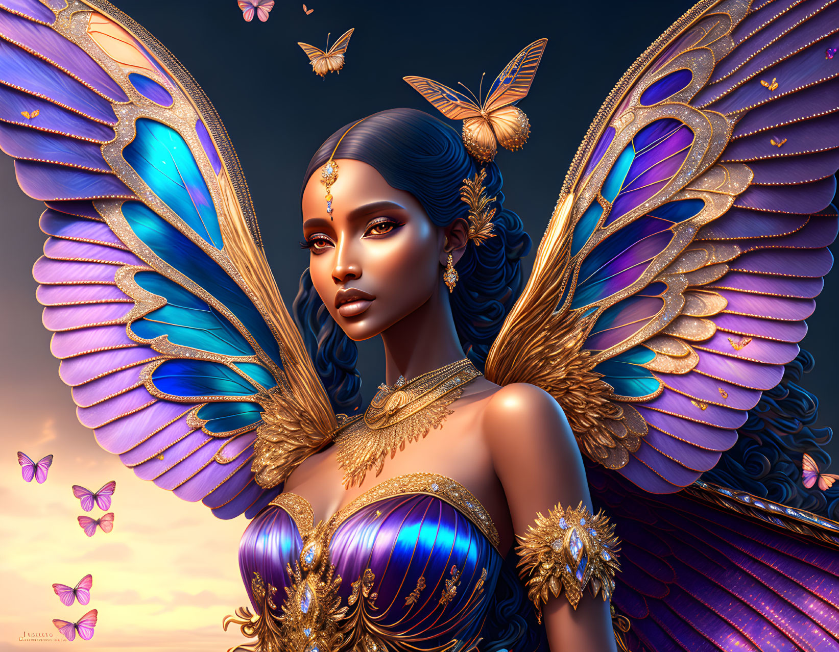 Butterflies Goddess
