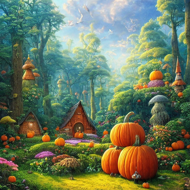 Little pumpkin village