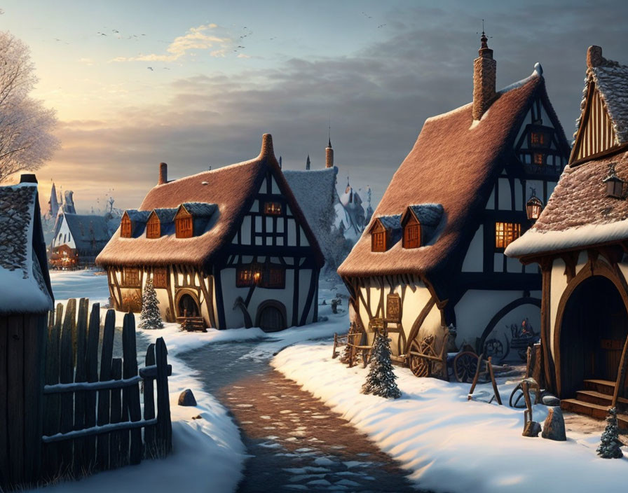 Swedish medieval village
