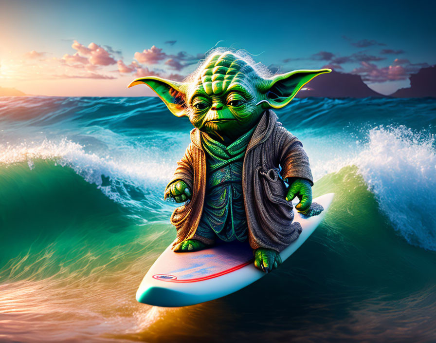 Surfin' Yoda