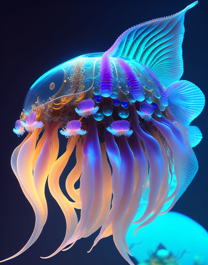 Enchanting Underwater Jellyfish Fantasy