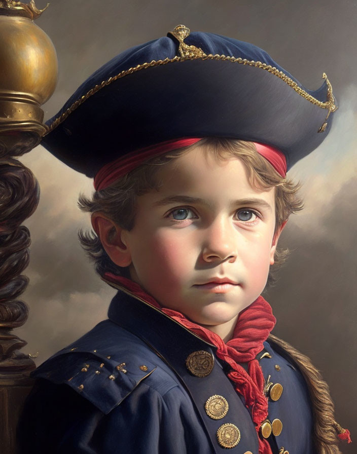 Young boy as a pirate 