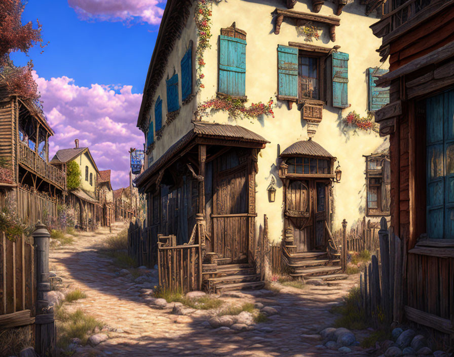 Old western town