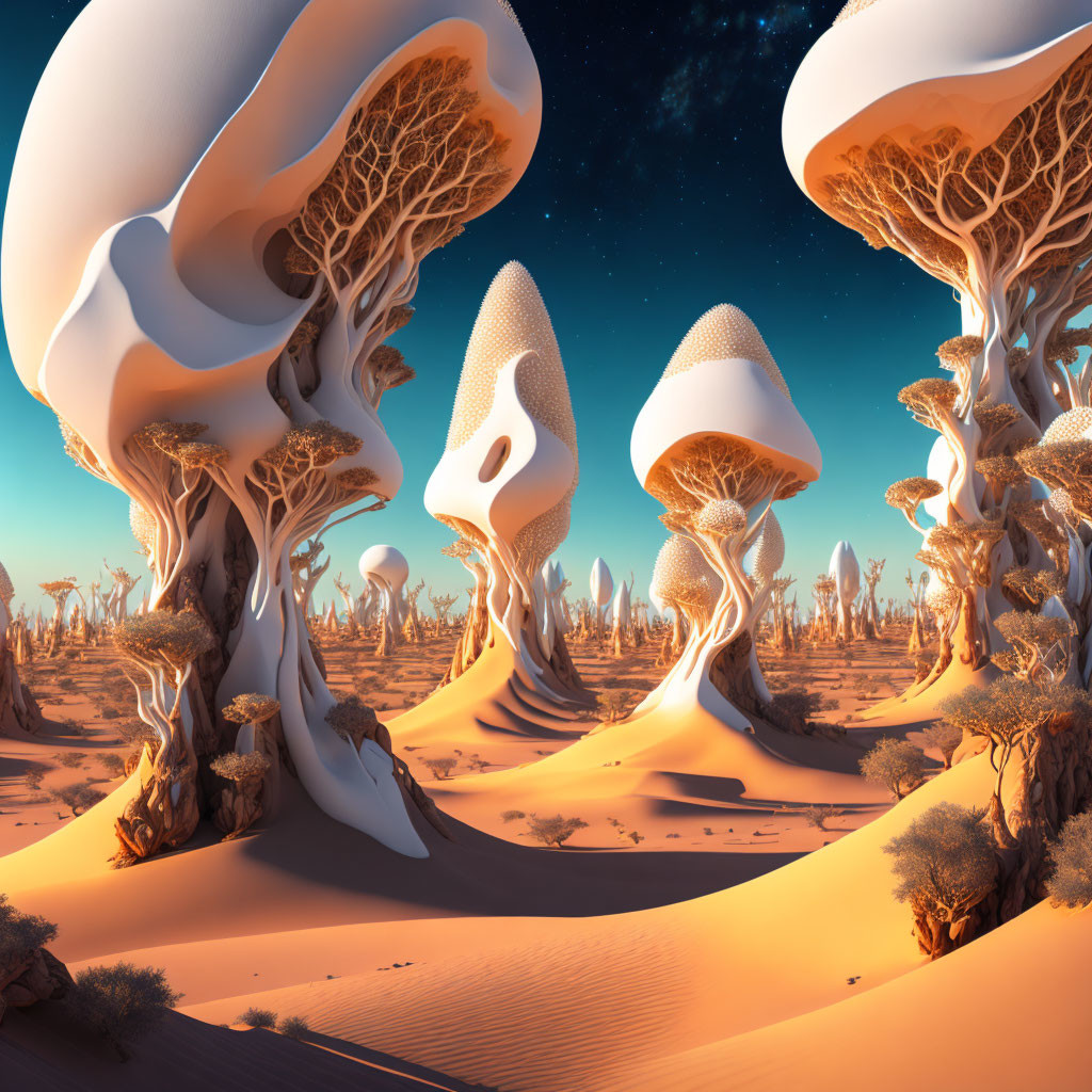 Alien mushroom