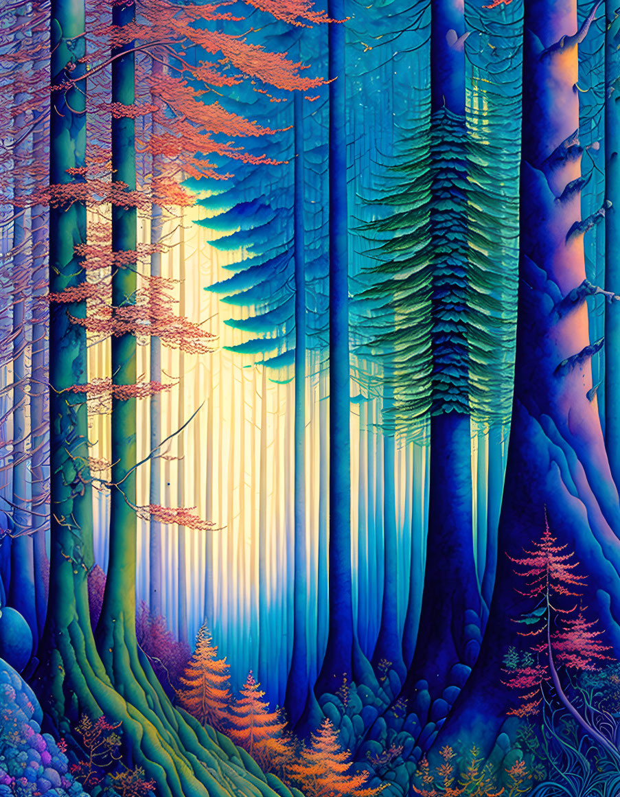 Blue Ridge Mountain forest