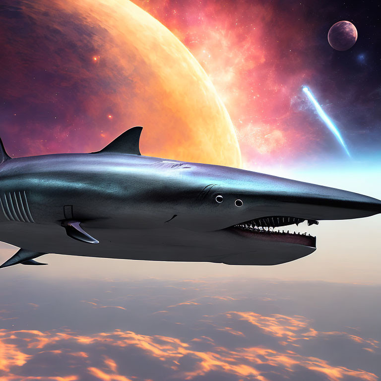 shark spaceshuttle