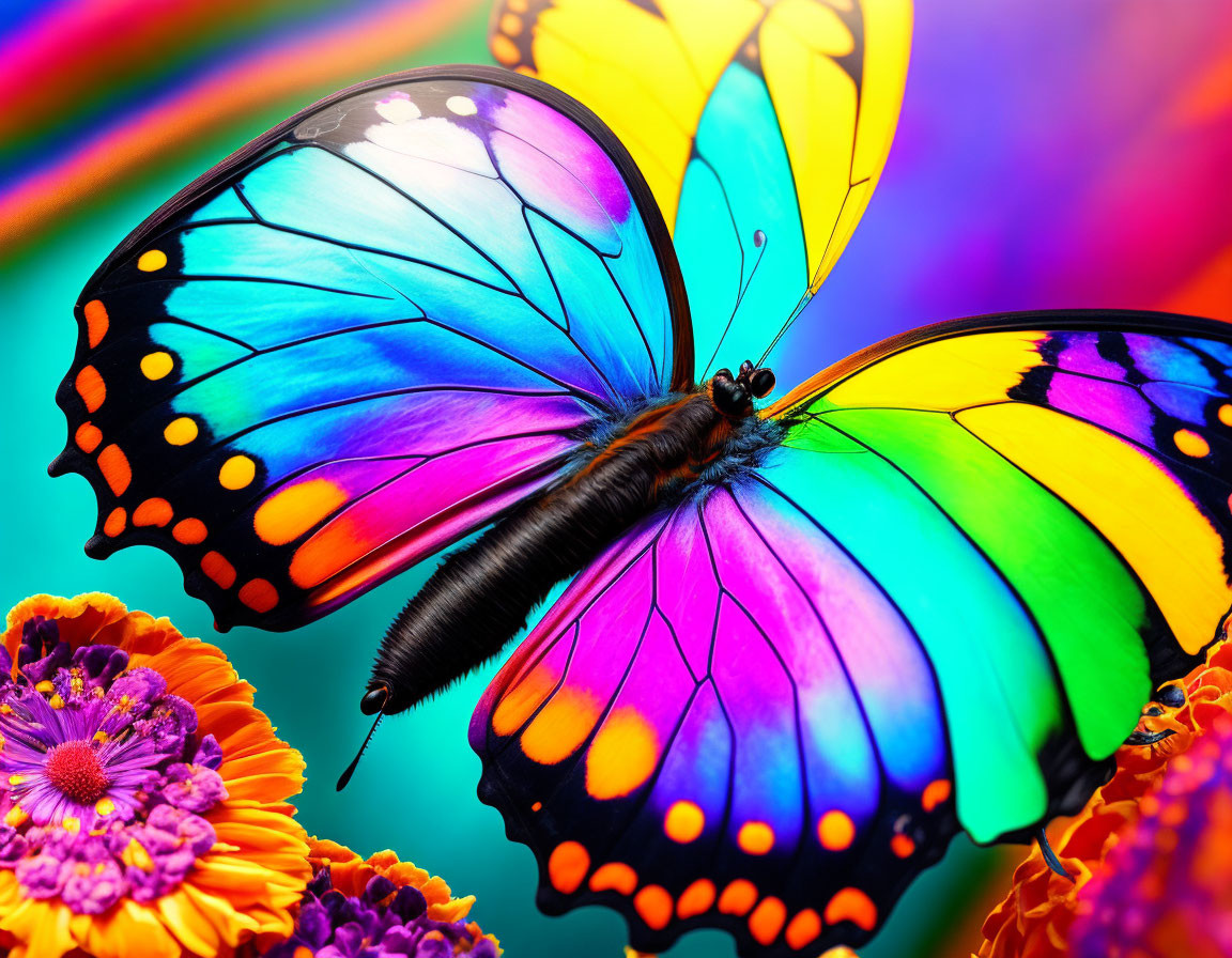 Beautiful colorful butterfly
