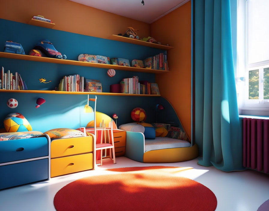 CHILDRENS ROOM, FOR A BOY