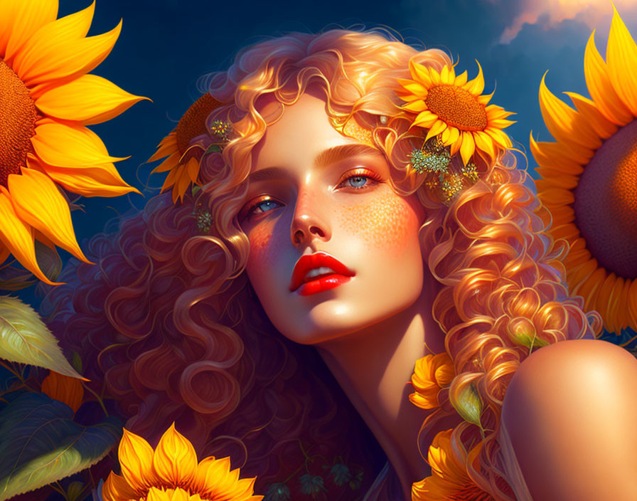The Sunflower Goddess