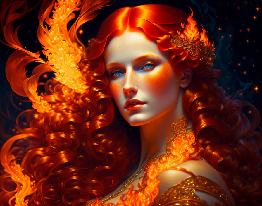 A Beautiful Fire Queen