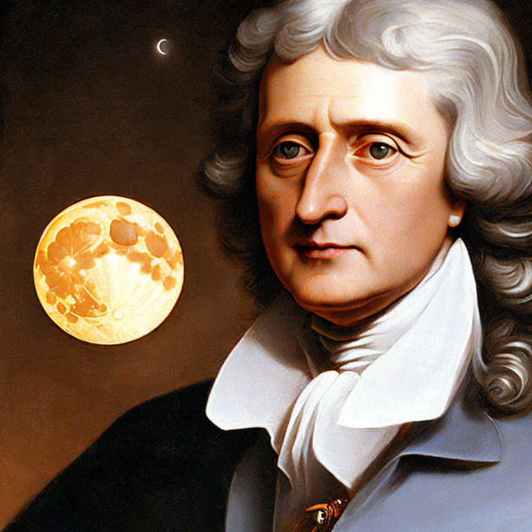 The Moon and Isaac Newton