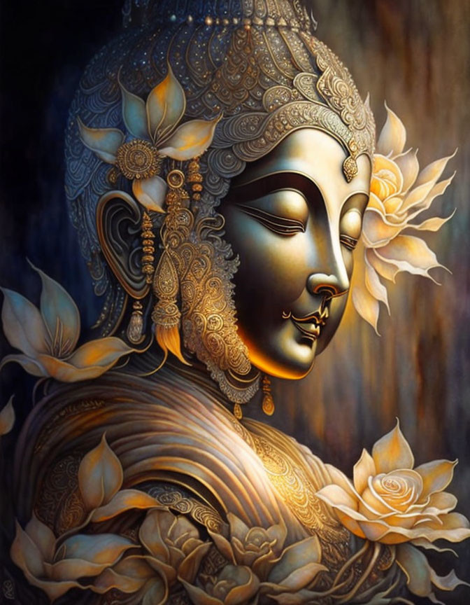the blooming buddha