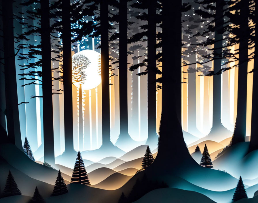 Paper forest