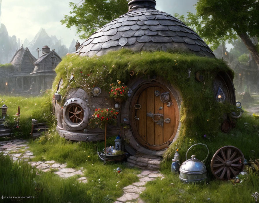 Mossy house