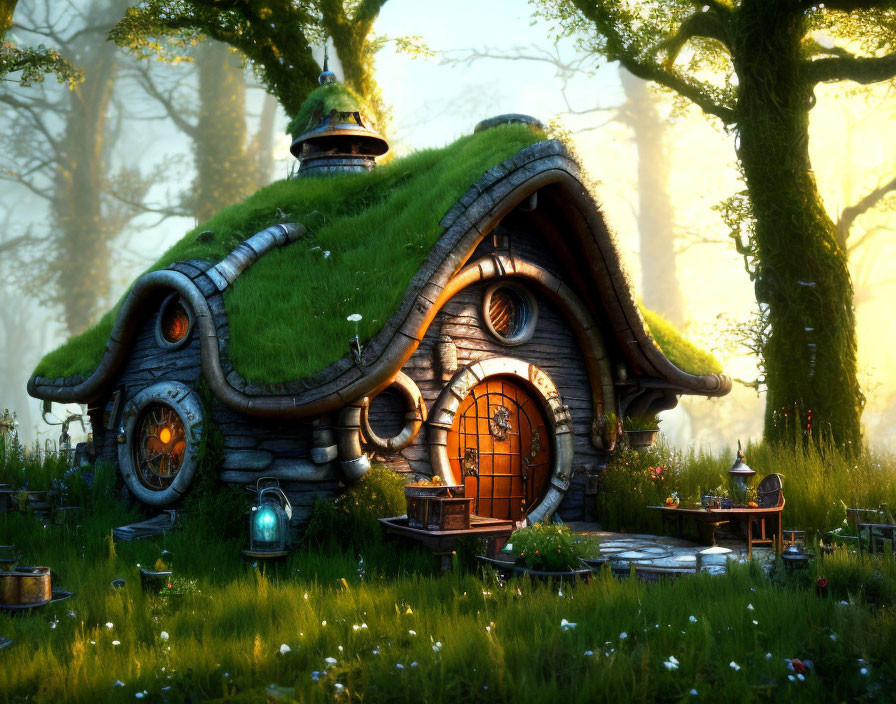 Cozy hobbit house