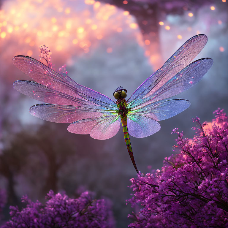 Dragonfly of light 